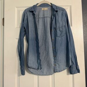 Hollister chambray shirt